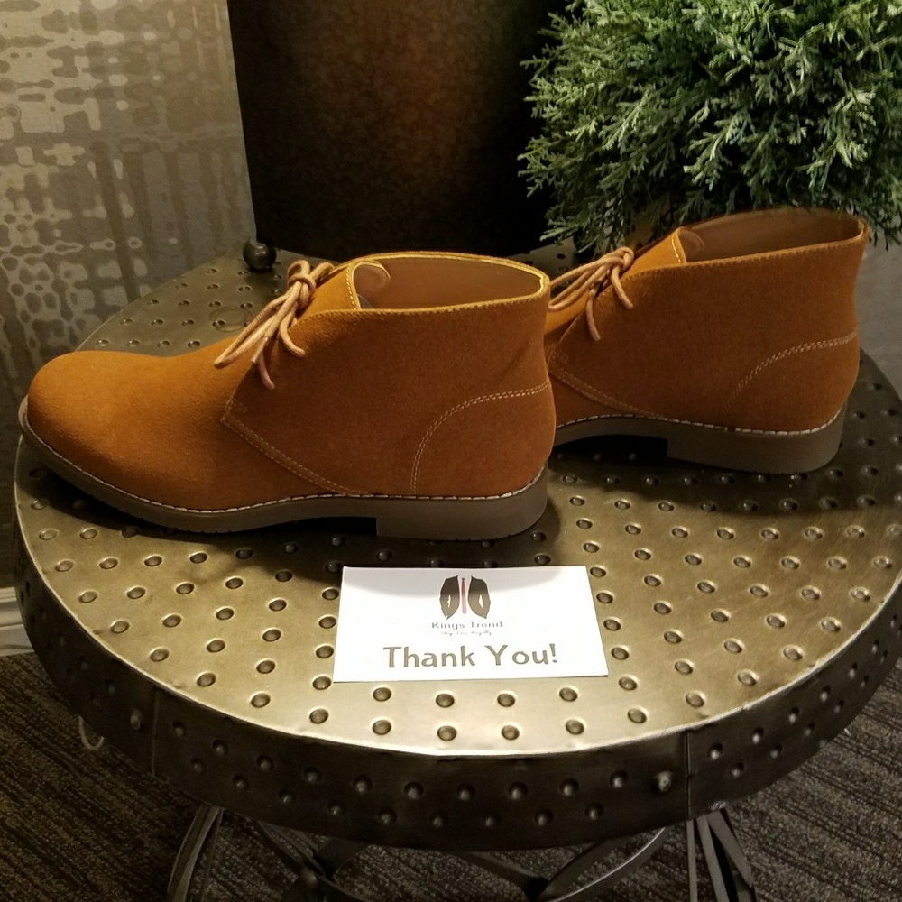 NWT Men's "Chukka" Suede Shoes - Picture 6 of 6